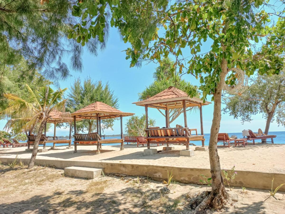 Nusa Indah Bungalows غيلي آير المظهر الخارجي الصورة