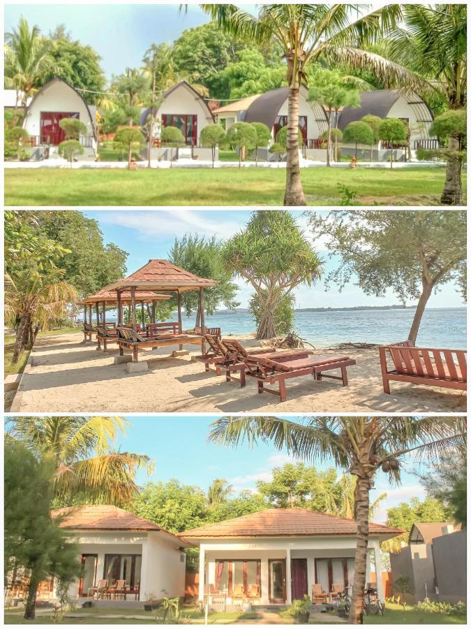 Nusa Indah Bungalows غيلي آير المظهر الخارجي الصورة